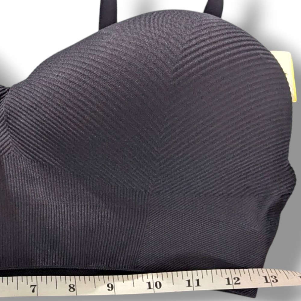 NWT LARGE All In Motion Black Seamless Bra - Picture 5 of 11